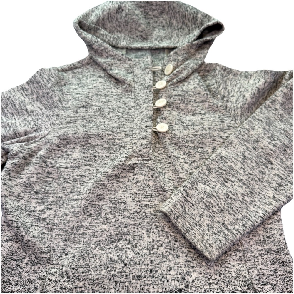 Columbia Darling Days Grey Button Pullover Hoodie Sweatshirt Sweater Women's L